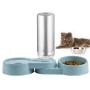 Folomie Double Dog Cat Bowls Pet Automatic Water Dispenser Detachable