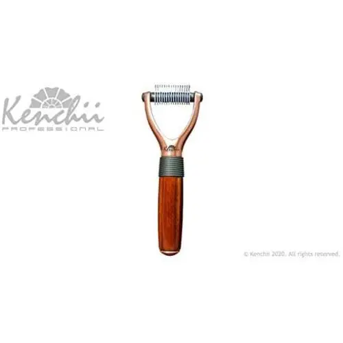 Kenchii Luxury Pet Grooming Rake - Choose Sizes 16-Teeth, 23-Teeth, 40-Teeth (16 Teeth) Kenchii Luxury Pet Grooming Rake - Choose Sizes 16-Teeth, 23-Teeth, 40-Teeth (16 Teeth)