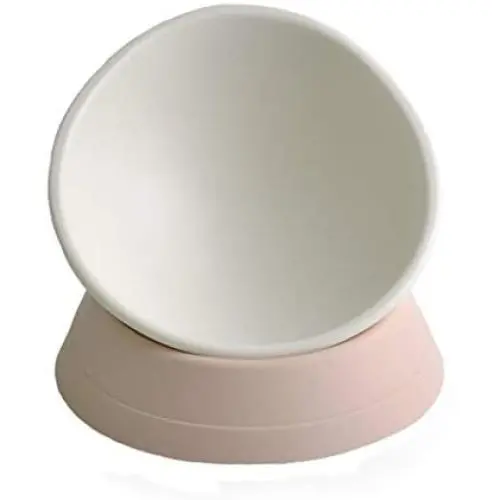 ALBOLET Dog Cat Bowl - Anti-Slip Bulldog Food Bowl Cat Dish Detachable Rubber Dog Bowl Pet Sterile Tilted Dog Cat Feeder Slope Base ALBOLET Dog Cat Bowl - Anti-Slip Bulldog Food Bowl Cat Dish Detachable Rubber Dog Bowl Pet Sterile Tilted Dog Cat Feeder Slope Base