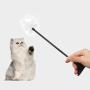 ocijf179 Cat Toy Pet Cat Kitten Feather Suction Cup Bell Teaser Interactive Wand Chew Play Toy - Black