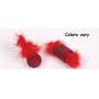 Cat Toys 2 Pack Interactive Fun Plush Mice Ribbon Feather Ball Pick Characters