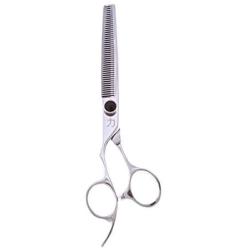 ShearsDirect 45 Tooth Left Handed Blending Shear with Ergonomic Off Set Handle Design, 6.5-Inch