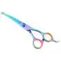 Mogoko Cat Dog Curved Scissors with Safe Round Tip, Stainless Steel Pet Grooming Shears Mogoko Cat Dog Curved Scissors with Safe Round Tip, Stainless Steel Pet Grooming Shears