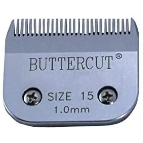 Geib Buttercut Stainless Steel Dog Clipper Blade, Size-15, 3/64-Inch Cut Length Geib Buttercut Stainless Steel Dog Clipper Blade, Size-15, 3/64-Inch Cut Length