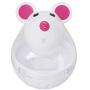 Cat Food Dispenser Toy,Puss Slow Feeder Cat Food Ball,Automatic Spinning Cat Mouse Toy Pet Food Ball Cat Feeder for Cats and Kitten