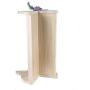 MOUOGO Corner cat Scratcher, Couch Corner Protectors for Cats, Natural Wood Scratching Posts for Protect Sofas and Other Furniture
