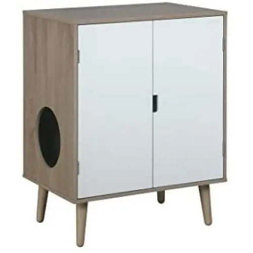 Penn-Plax Cat Walk Furniture: Contemporary Home Cat Litter Hide-Away Cabinet Penn-Plax Cat Walk Furniture: Contemporary Home Cat Litter Hide-Away Cabinet