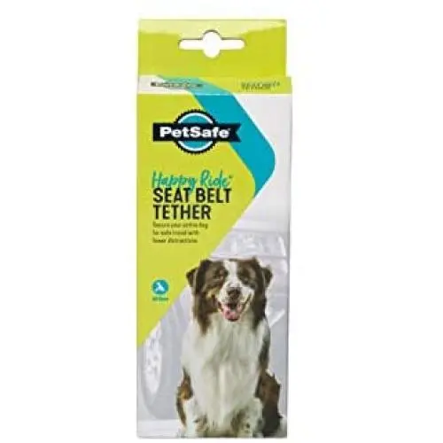 PetSafe Happy Ride Seat Belt Tether for Dogs, Adjustable Strap Keeps Pets Secure in Car PetSafe Happy Ride Seat Belt Tether for Dogs, Adjustable Strap Keeps Pets Secure in Car