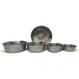 Loving Pets Diamond Plated Dog Bowl with Non-Skid Bottom, 5-Quart, Silver (7258) Loving Pets Diamond Plated Dog Bowl with Non-Skid Bottom, 5-Quart, Silver (7258)