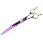 LILYS PET HIGH-END SERIES Japan 440C Stainless Steel Professional Pet Grooming Scissors Set,Rainbow Color,Cutting&Thinning&Two-way Curved shears Set (8.0'') LILYS PET HIGH-END SERIES Japan 440C Stainless Steel Professional Pet Grooming Scissors Set,Rainbow Color,Cutting&Thinning&Two-way Curved shears Set (8.0'')