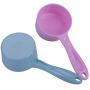 Super Design Sturdy Melamine Food Scoop for Dogs Cats Birds, Measuring Cup, Long Comfortable Handle