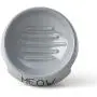 PetRageous 17014 Meow Inverted Stoneware Dishwasher Safe Cat Bowl .75-Cup 4.25-Inch Diameter 2-Inch Tall for Cats, 6-Ounce, Gray