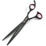 7.0 inches Professional Dog Grooming Scissors Set Straight & thinning & Curved & chunkers 4pcs in 1 Set (with Comb)