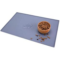 ClutchMat Pet Food Mat Placemat for Cats and Dogs | Waterproof Pet Feeding Mat | Protect Your Floors with High-Edged Feeding Tray