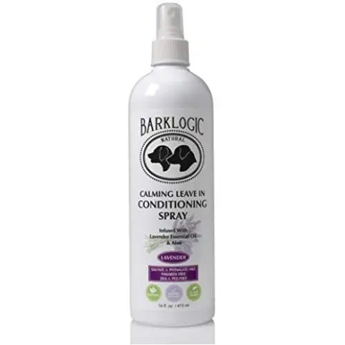 BarkLogic Dogs Leave in Conditioner & Detangling Spray with Essential Oils 16 fl oz | Hypoallergenic, Plant-Based Gentle Formula for Sensitive Skin BarkLogic Dogs Leave in Conditioner & Detangling Spray with Essential Oils 16 fl oz | Hypoallergenic, Plant-Based Gentle Formula for Sensitive Skin