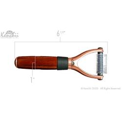 Kenchii Luxury Pet Grooming Rake - Choose Sizes 16-Teeth, 23-Teeth, 40-Teeth