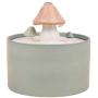 THMY Mushroom Pet Fountain - 1.5 Litre Ceramic Pet Water Fountain Capacity Fresh Filtered Water Dispensers for Cats and Dogs - Adjustable Flow - with 6 Filter Elements