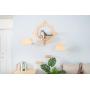 MYZOO Solar, Sun Shape, Wall Mounted Cat Shelves, Floating Perch, Cat Tree,Solid Wood
