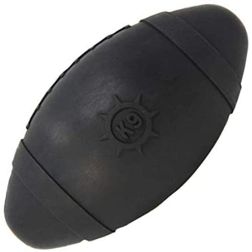 Ultra-Durable Football - Lifetime Replacement Guarantee - Dog Toy for Large Breed Dogs & Aggressive Chewers - Strong, Durable, Tough, Interactive Natural Rubber Chew Toy for Super Chewers