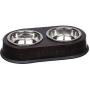 Loving Pets Vintage Double Diner Vintage Black .5pt