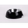 Dog Cat Pet Food Bowl Stainless Steel 2 in 1 Drinking Water Feeding Universal pet Bowl 4 Sizes and 7 Colors Available