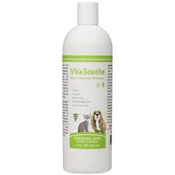 Vita-Soothe Aloe & Oatmeal Shampoo - for Itchy, Scaling, and Sensitive Skin - Improves Skin and Hair - Natural and Hypoallergenic Product - Skin and Hair Coat - 17 fl oz