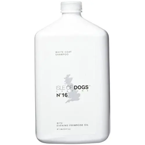 Isle of Dogs Coature No. 16 White Coat Evening Primrose Oil Dog Shampoo, 1 liter Isle of Dogs Coature No. 16 White Coat Evening Primrose Oil Dog Shampoo, 1 liter