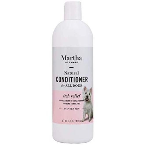 Martha Stewart for Pets Itch Relief Conditioner for Dogs | Natural Puppy and Dog Conditioner for Dry Itchy Skin, 16 Ounces | Anti Itch Dog Conditioner to Nourish Your Dogs Coat (FF9604)