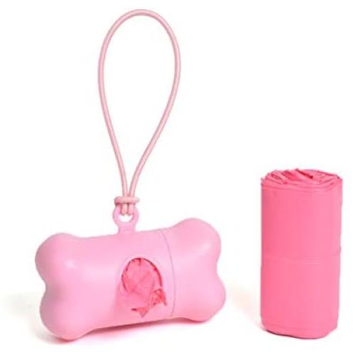 Doggie Walk Bags Dog Waste Bag Dispenser Leash Attachment