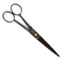 Dubl Duck Anodized Carbon Steel Beau Brummel Curved Pet Shears, 6-1/2-Inch Length