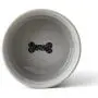 PetRageous 17003 Classy Bones Two-Tone Stoneware Dishwasher Safe Dog Bowl 3.5-Cup 6-Inch Diameter 2.25-Inch Tall for Medium and Large Dogs and Cats, 28-Ounce, Gray PetRageous 17003 Classy Bones Two-Tone Stoneware Dishwasher Safe Dog Bowl 3.5-Cup 6-Inch Diameter 2.25-Inch Tall for Medium and Large Dogs and Cats, 28-Ounce, Gray