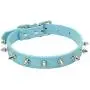 Chenyouwen Pet Toys Great Cat Dog Rivet Collar Pet Accessory Collar, Size: S(Purple) (Color : Blue)
