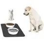 Petty Silicone Pet Feeding Dog Cat Bowl Mat Non-Stick Food Pad Water Cushion Waterproof,Easy Clean