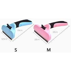 LRHD Floating Hair Buster Combs Golden Retriever Combs Special Dog Combs for Large, Medium and Small Dogs Hair Brush for Long Hair to Dog Hair Cleaner Artifact (Blue/Pink)