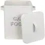 Pethiy Cat Food and Treats Containers Set with Scoop for Cats or Dogs -Tight Fitting Wood Lids - Coated Carbon Steel - Storage Canister Tins-Cat Pethiy Cat Food and Treats Containers Set with Scoop for Cats or Dogs -Tight Fitting Wood Lids - Coated Carbon Steel - Storage Canister Tins-Cat