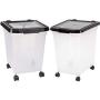 IRIS USA Nesting Airight Pet Food Container Set