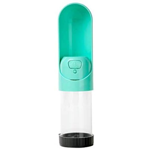 Ihoming Dog Water Bottle for Walking, Pet Portable Dogs Cats Travel Drink Bottle Bowls, Leak Proof Portable Puppy Water Dispenser with Drinking Feeder for Pets, BPA Free