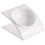 Rxan Cat Dog Bowls Elevated Tilted Raised Cat Food Water Bowl Dish Stress Free Backflow Protection