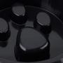 Relaxdays Foraging Feeding Bowl for Slow Eating, Cats & Dogs, Bloat Stop Dish, Dishwasher-Safe, Black