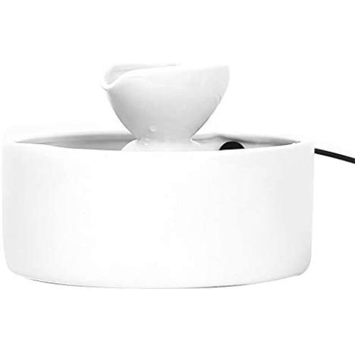 Pet Drinking Ceramic Fountain Water Feeder Cat Automatic Water Dispenser Smart Water Circulation Bowl 2L Dog Water Bottle