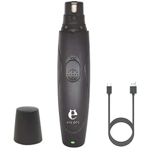 MaikcQ Dog Nail Grinder, Pet Nail Grinder,Upgraded Electric Rechargeable Pet Painless Nail Trimmer Low Noise Grooming Kit for Small Medium Dogs & Cats