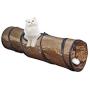 PetLike Cat Tunnels Pop-up Collapsible Crinkle Paper Pet Play Tube Toy with Peekaboo Holes Cat Interactive Toys