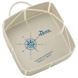 HUNTER Silicone Fold-Travel Bowl List, 590 ml, Tan, Pack of 2