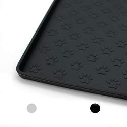 Ptlom Pet Placemat for Dog and Cat, Mat for Prevent Food and Water Overflow, Suitable for Small, Medium and Big Pet