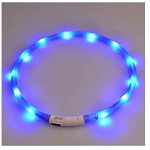 LED Dog Collar,USB Rechargeable Glowing Dog Collars, Light Up Collar Improved Pet Safety &Visibility at Night, 3 Flashing Modes,Water-Resistant Lighted Collar Fits For Small Medium Large Dogs LED Dog Collar,USB Rechargeable Glowing Dog Collars, Light Up Collar Improved Pet Safety &Visibility at Night, 3 Flashing Modes,Water-Resistant Lighted Collar Fits For Small Medium Large Dogs