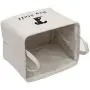 Geyecete Linen Storage Basket Bin Chest Organizer - Perfect for Organizing Dog Apparel & Accessories Storage, Dog Shirts, Dog Coats, Dog Toys, Dog Clothing, Dog Dresses, Gift Baskets-White Geyecete Linen Storage Basket Bin Chest Organizer - Perfect for Organizing Dog Apparel & Accessories Storage, Dog Shirts, Dog Coats, Dog Toys, Dog Clothing, Dog Dresses, Gift Baskets-White