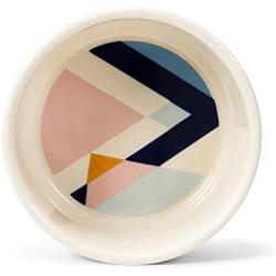 Now House for Pets by Jonathan Adler: Now House Blue Miami Duo Dog Bowl, Small | Dishwasher Safe, Easy to Clean Dog Bowl with Anti-Skid Lid | Dual Functionality Bowl for Dogs for Storage or Travel