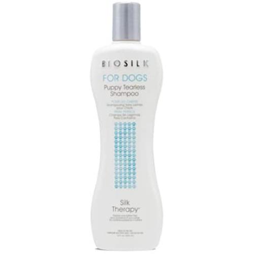 BioSilk for Dogs Silk Therapy Puppy Tearless Shampoo | Best Shampoo For Puppies, 12 Ounces