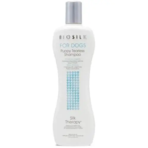BioSilk for Dogs Silk Therapy Puppy Tearless Shampoo | Best Shampoo For Puppies, 12 Ounces