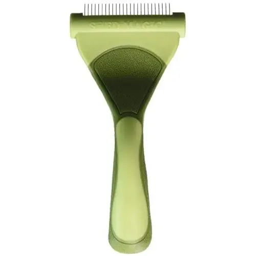 Safari by Coastal Shed Magic De-Shedding Tool with Stainless Steel Blades for Dogs with Medium to Long Hair Safari by Coastal Shed Magic De-Shedding Tool with Stainless Steel Blades for Dogs with Medium to Long Hair